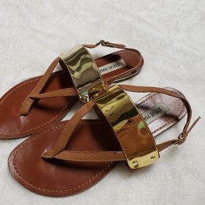 Steve Madden gold sandals 7.5